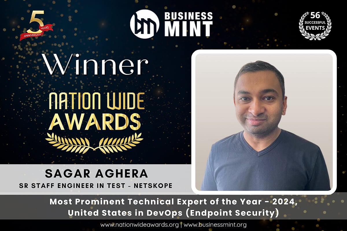 Sagar Aghera - Business Mint Nationwide Awards