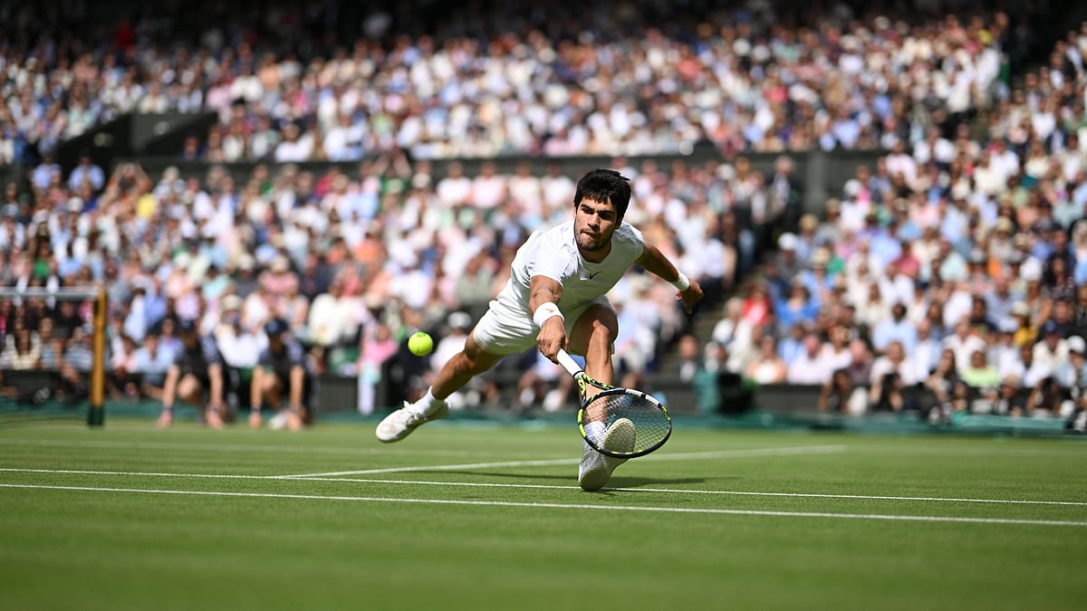 Carlos Alcaraz at the Wimbledon 2023.  - X | Wimbledon 