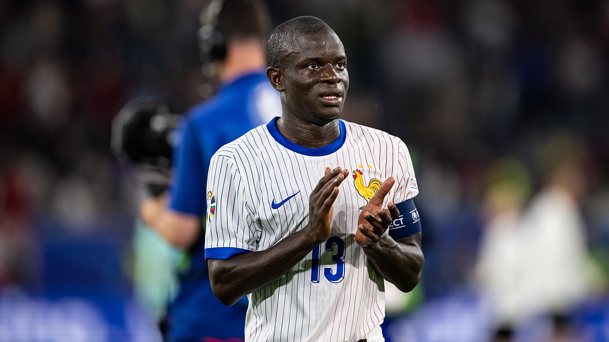France workhorse N'Golo Kante. - null