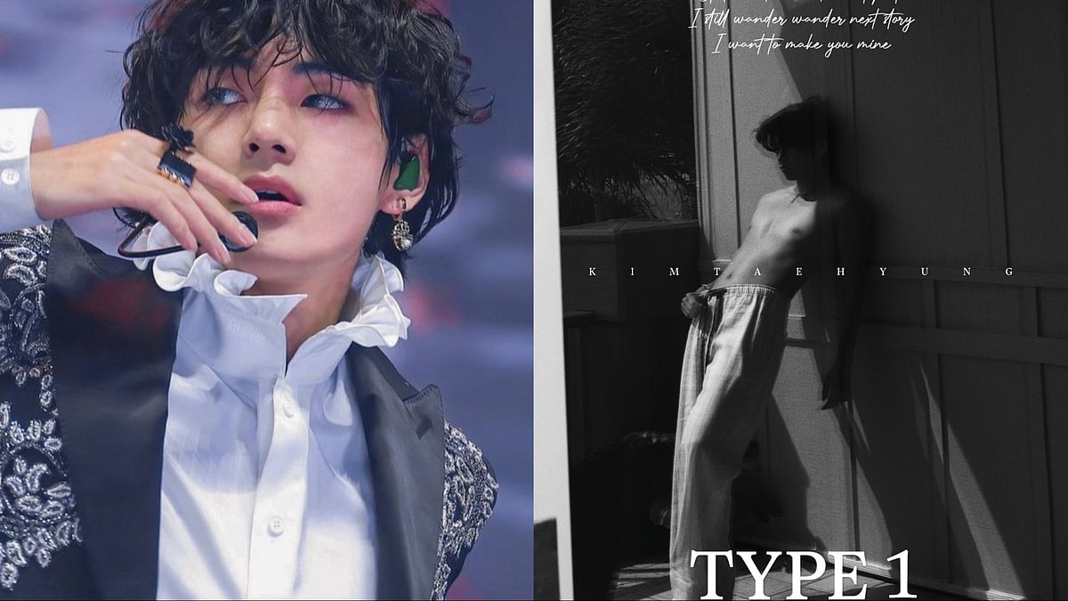 X : BTS V, the cover of 'V TYPE 1'