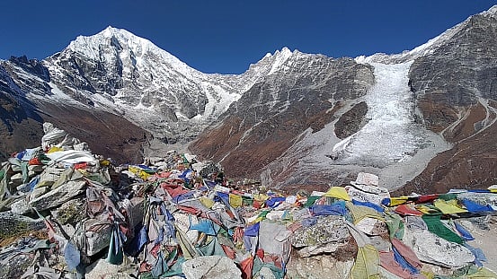 stock photo : Langtang Mountain Peaks