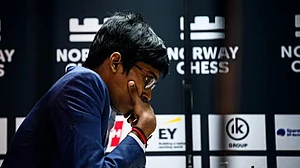 X | Sai Media : Indian Grandmaster R Praggnanandhaa at Norway Chess 2024.