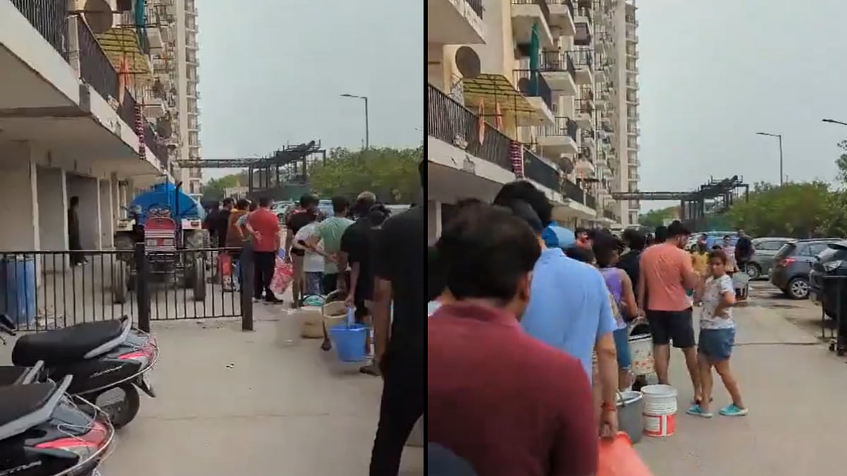 X  : Water Crisis in Greater Noida 