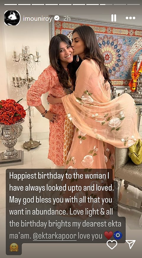 Mouni Roy On Instagram Stories