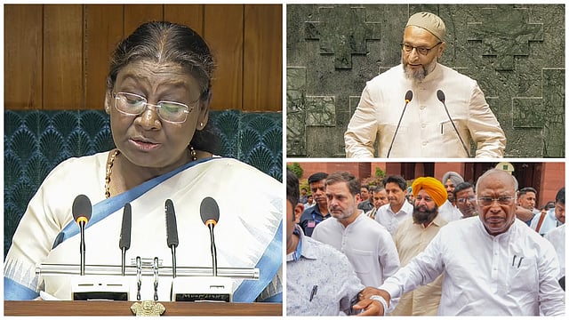Owaisi Says President's Address Was Like 'Old Wine In New Bottle'; INDIA Leaders 'Disappointed' With Her Speech