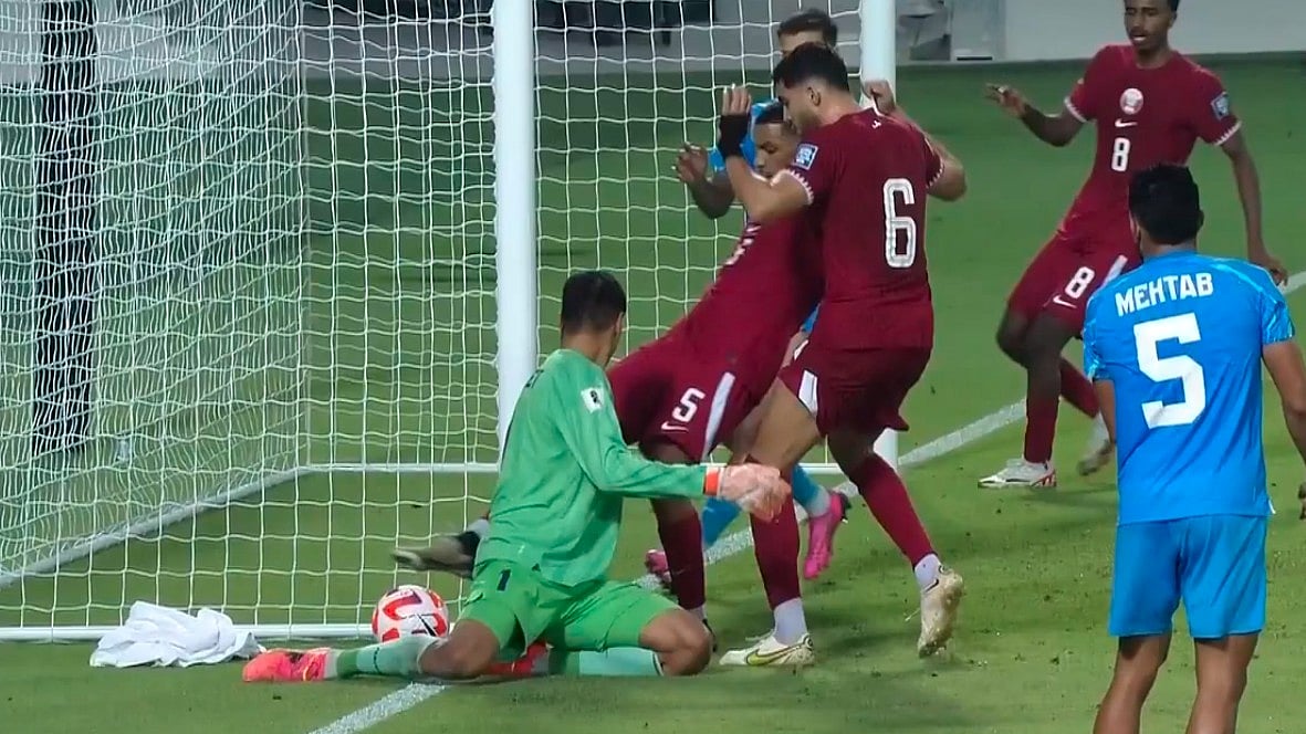 X/@FanCode : Replays of the controversial goal.