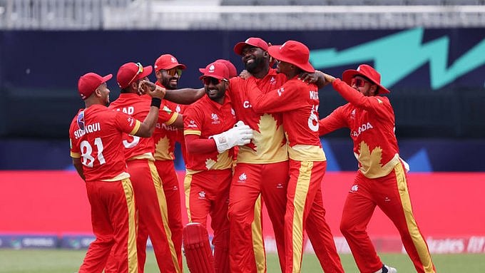 T20WorldCup/X : Pakistan defeated Canada by 7 wickets.