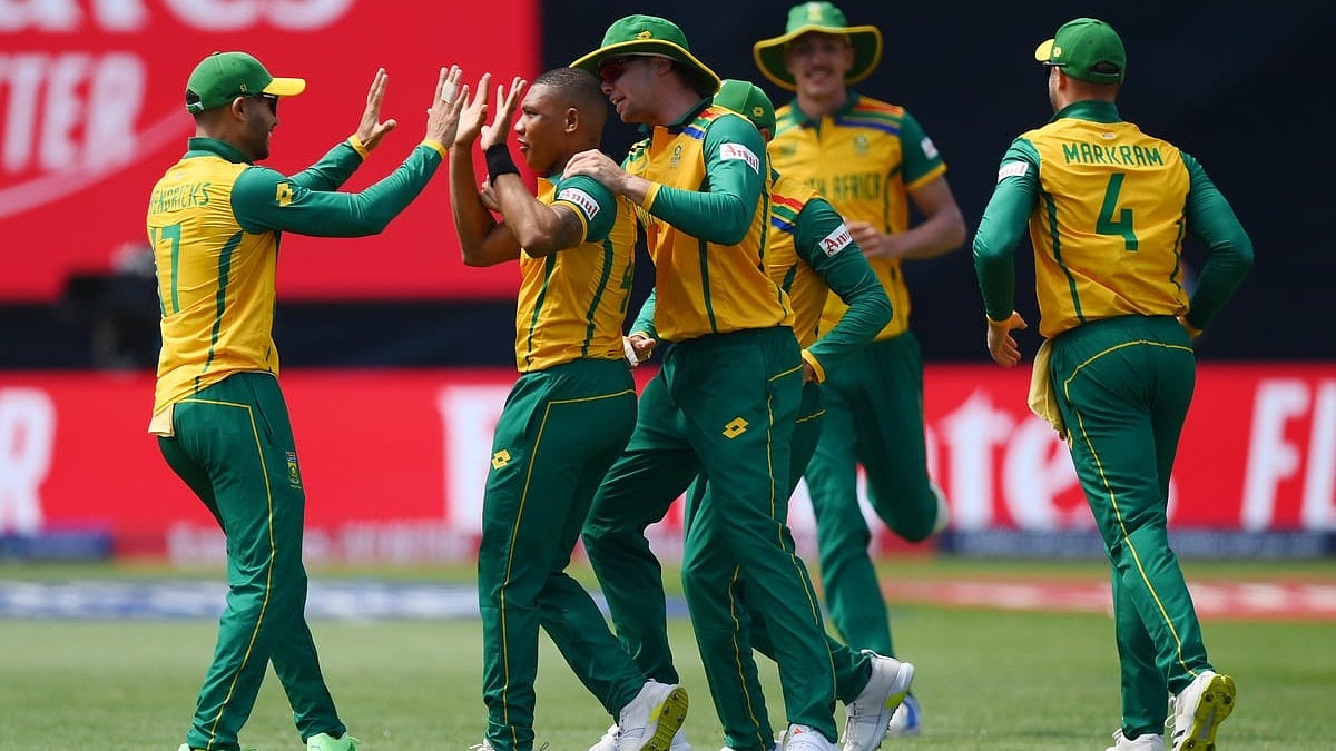 T20WorldCup/X : South Africa beat Sri Lanka by 6 wickets.