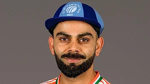 PTI/ICC Photo : Virat Kohli wins the ICC Men's ODI Cricketer of the Year 2023 award.
