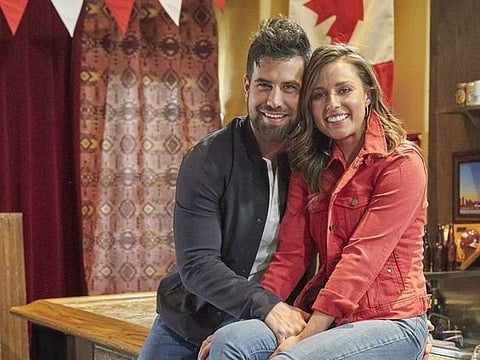 Katie Thurston with Blake Moynes