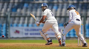 PTI : Shreyas Iyer played a stellar knock of 95 runs against Vidarbha in Ranji Trophy Final.