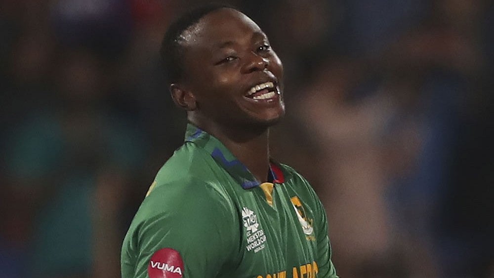File : Kagiso Rabada, the key pacer for South Africa feels that moving forward there will be more competitive scores in the tournament.