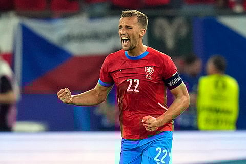 Czech Republic's Tomas Soucek