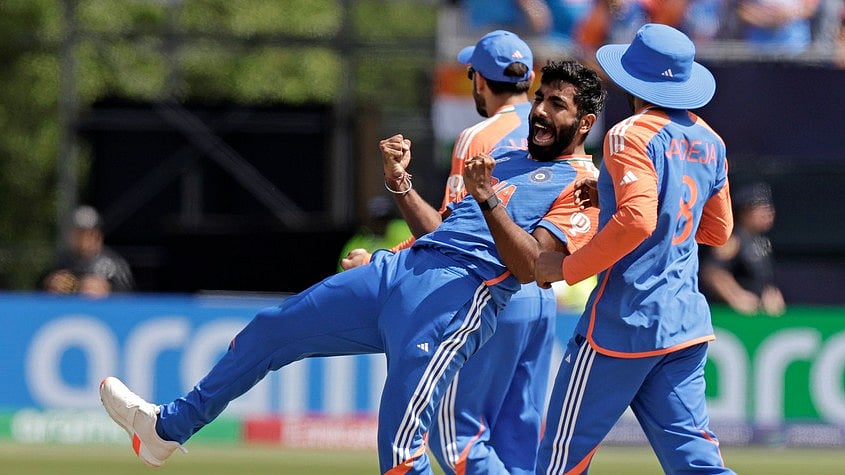 Jasprit Bumrah took three wickets for 14 runs - AP/Adam Hunger