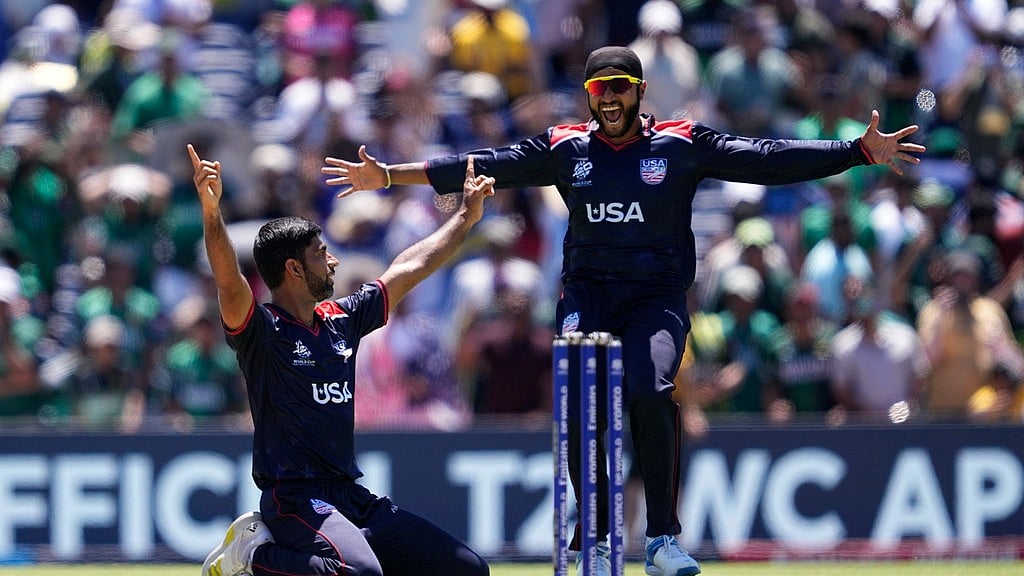 USA have made a rousing start to their first-ever T20 World Cup campaign. - AP/Tony Gutierrez