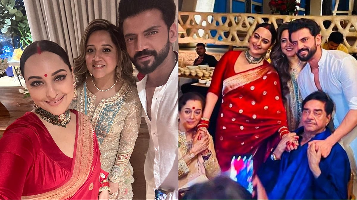 X : Pictures from Sonakshi Sinha-Zaheer Iqbal's wedding 