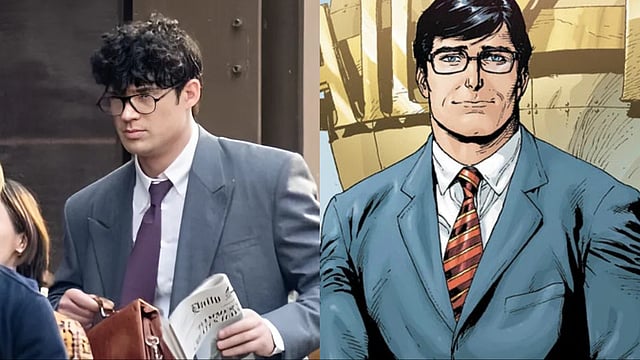 David Corenswet Gets Netizens Talking With His Look As Clark Kent After 'Superman' Set Pictures Go Viral