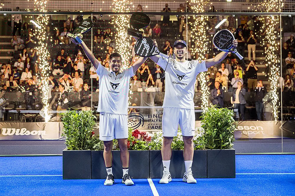 Federico Chingotto, Alejandro Galan - | Photo: Samo Vidic / Red Bull Content Pool