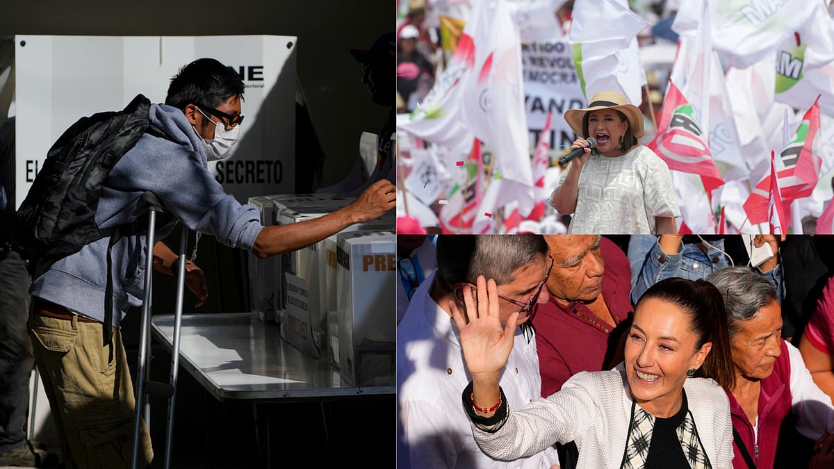 AP  : Mexico Heads To The Polls Amid Bloodshed To Elect First-Ever Female President