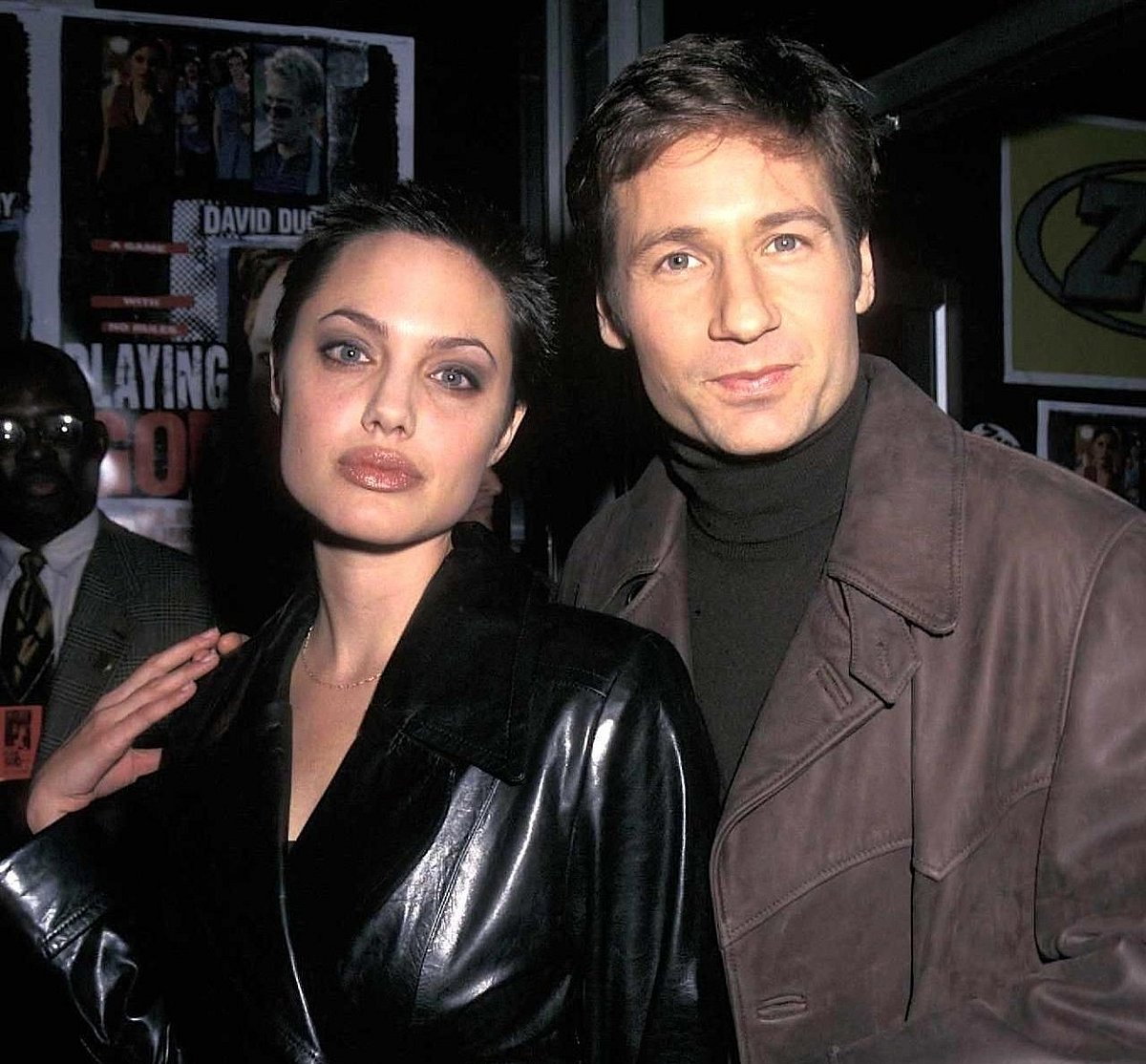 Angelina Jolie and David Duchovny - X