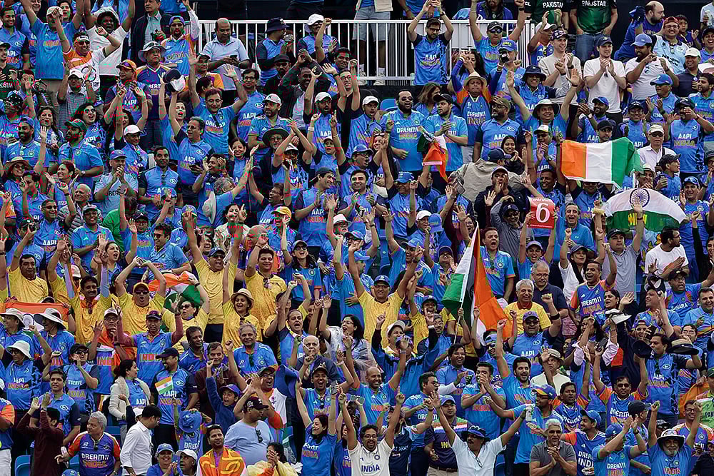 | Photo: AP/Adam Hunger : ICC Men's T20 World Cup: Indian supporters
