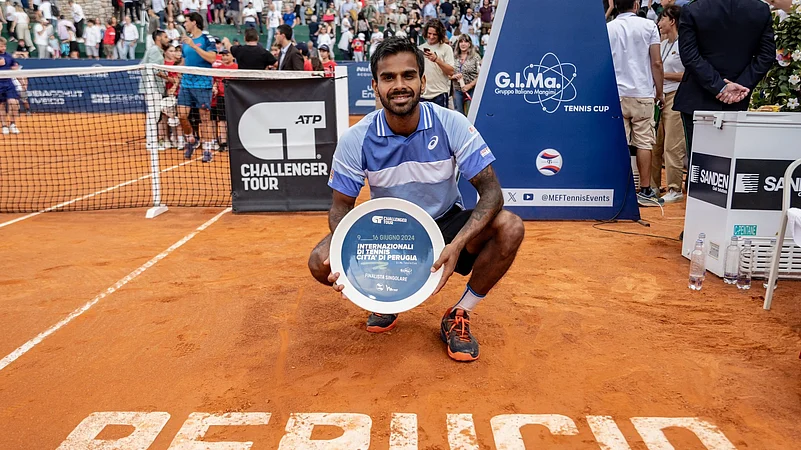 Sumit Nagal, Perugia Open, Tennis, X Photo