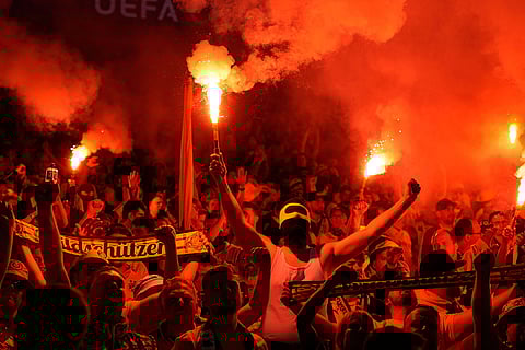 Champions League Final Soccer Match