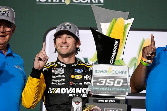 NASCAR Cup Series: Ryan Blaney Wins Inaugural Race At Iowa Speedway - In Pics
