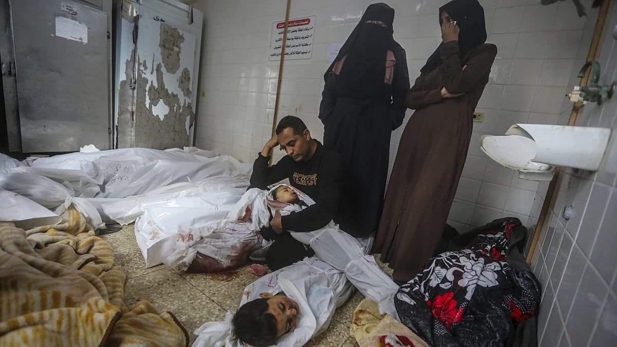 AP : An estimated 15,000 children have been killed in gaza since oct 7 |