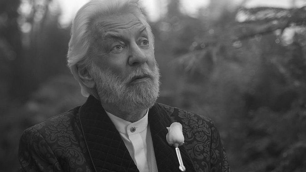 X : Donald Sutherland in 'The Hunger Games'