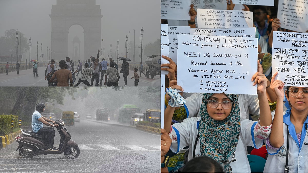 PTI  : Delhi-NCR To Get More Rains Says IMD; NEET UG Results Expected Today For Re-Exam