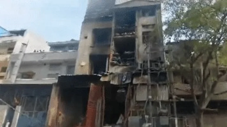 Fire Explosion At Narela Food Processing Unit | - ANI Screengrab