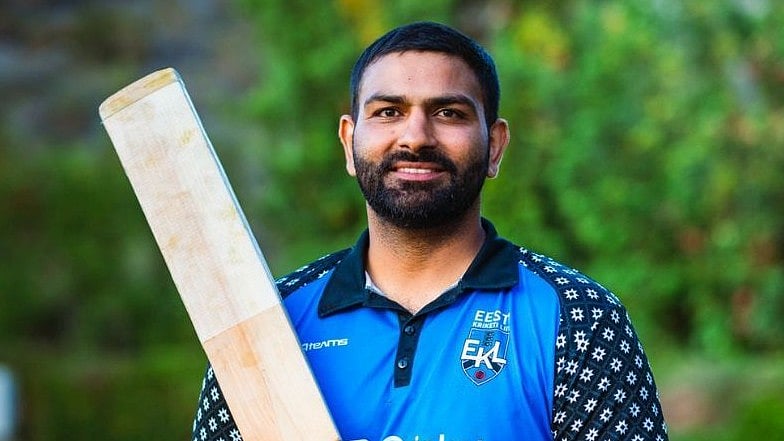 X/@EuropeanCricket : 
Estonia's Sahil Chauhan just scored the fastest T20I ton!  He mustered 144 not out off just 41 balls helping Estonia chase 192 vs Cyprus.