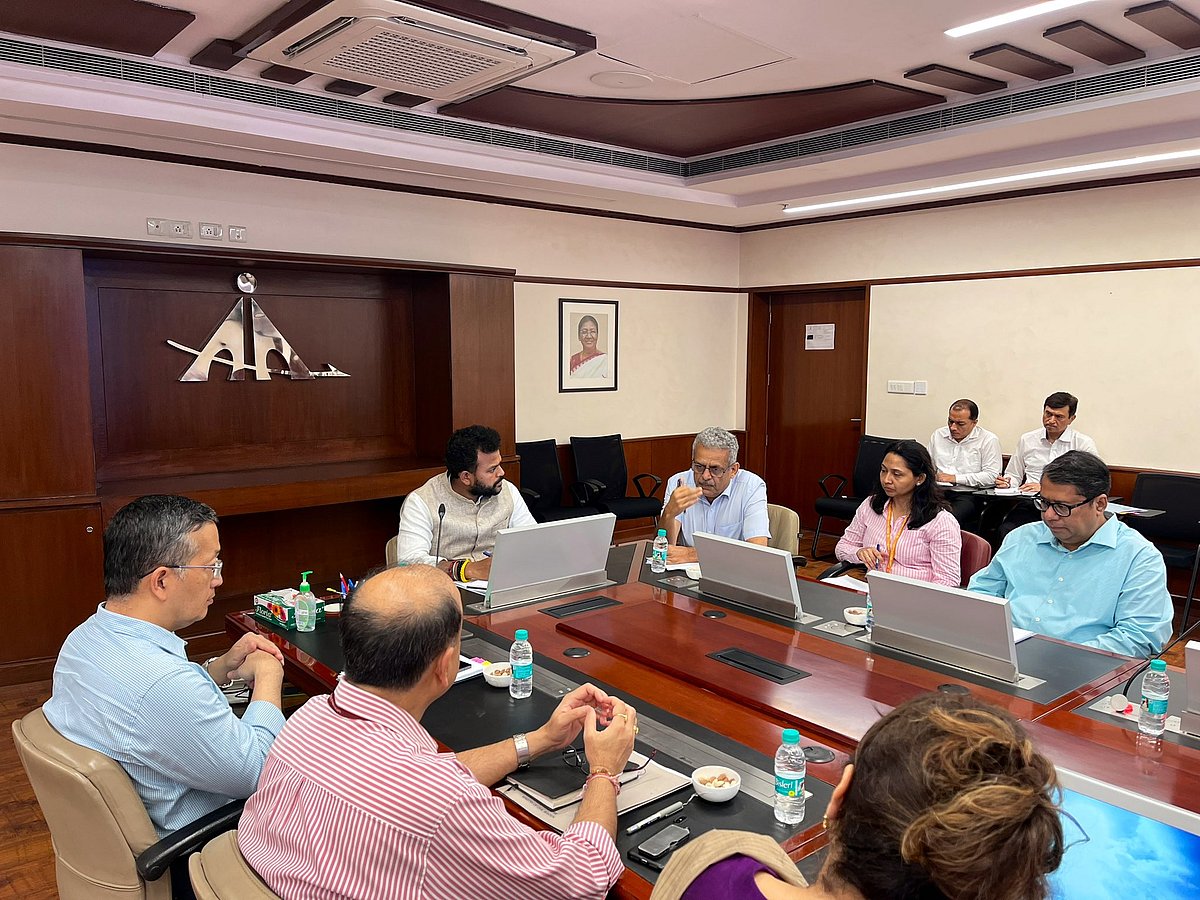 X/@RamMNK : Civil Aviation Minister held a high-level review meeting on Friday. | 