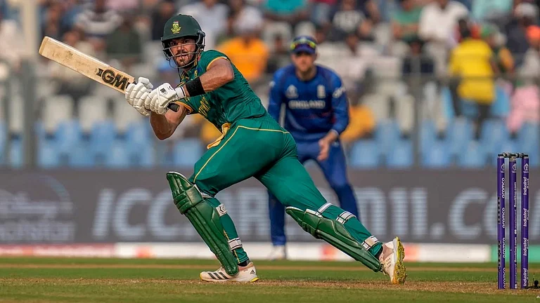 Aiden Markram's led South Africa towards victory in their two matches till now. - File/AP