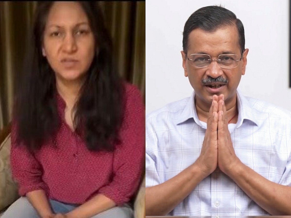 X/PTI : L: Pune Porsche crash teen's mother | R: Delhi CM Arvind Kejriwal