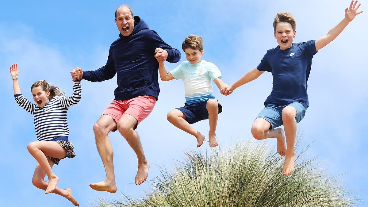 X : Princess Catherine shared this adorable photo on social media wishing Prince William a happy birthday.