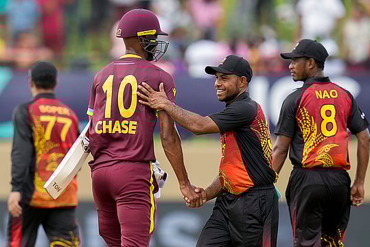 T20 World Cup: Roston Chase Leads WI Beat PNG By Five Wickets In Guyana - In Pics