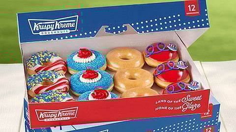 Krispy Kreme : Krispy Kreme's 4th of July special donuts