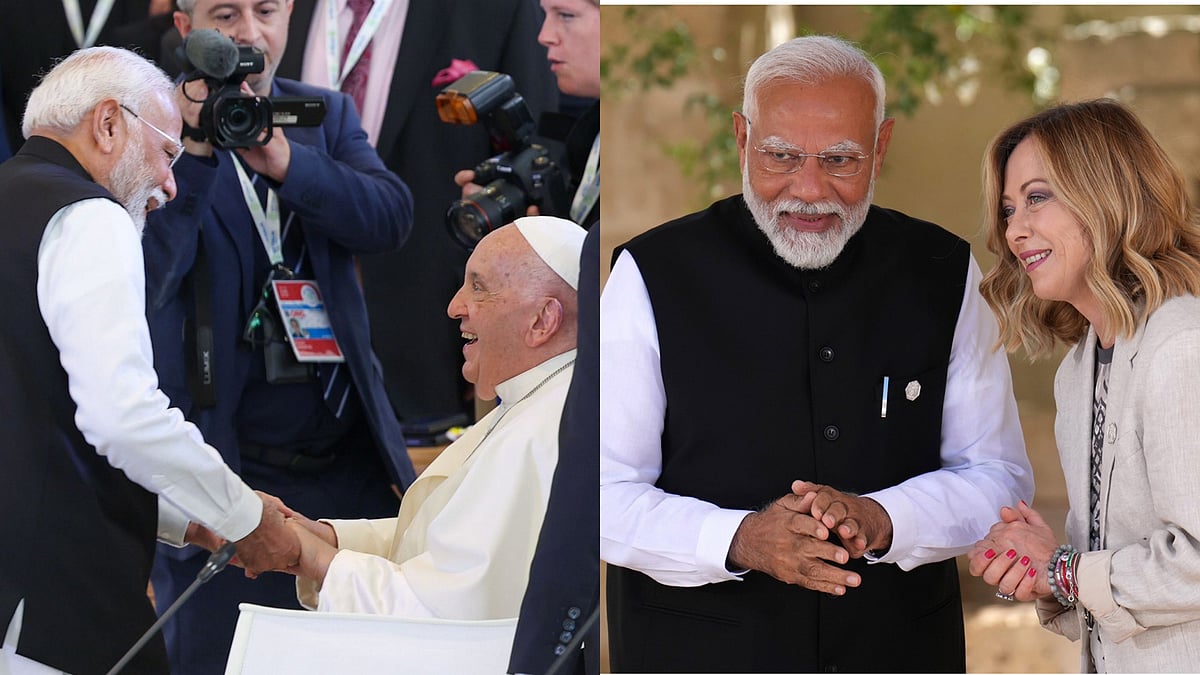 PTI : PM Modi at G7 Outreach Summit In Italy