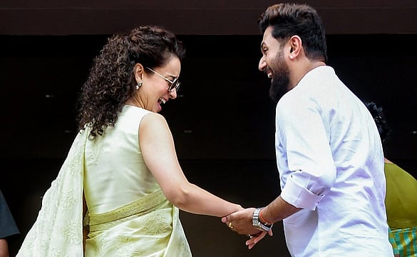 Reunion Of Co-Stars-Turned-MPs As Chirag Paswan, Kangana Ranaut Share Light Moments | Watch 