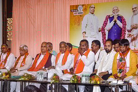 BJP felicitation ceremony in Ranchi