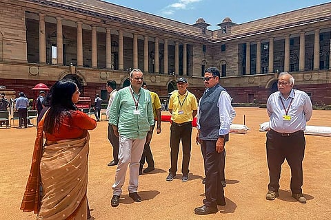 Preparations for the swearing-in ceremony