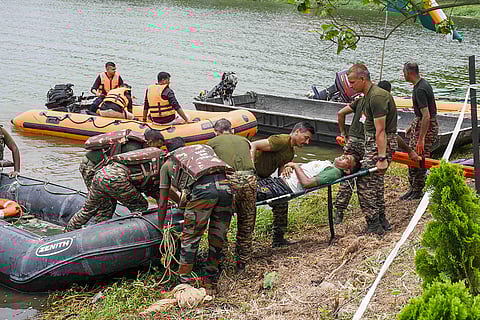 Flood relief exercise by Army in Assam