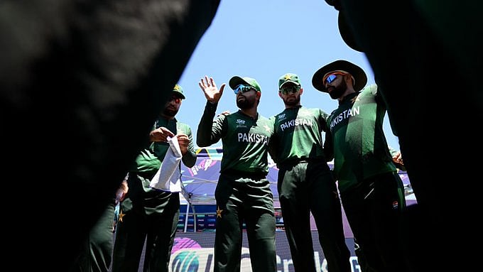 T20WorldCup/X : Babar Azam led side received a shocking defeat against USA.  