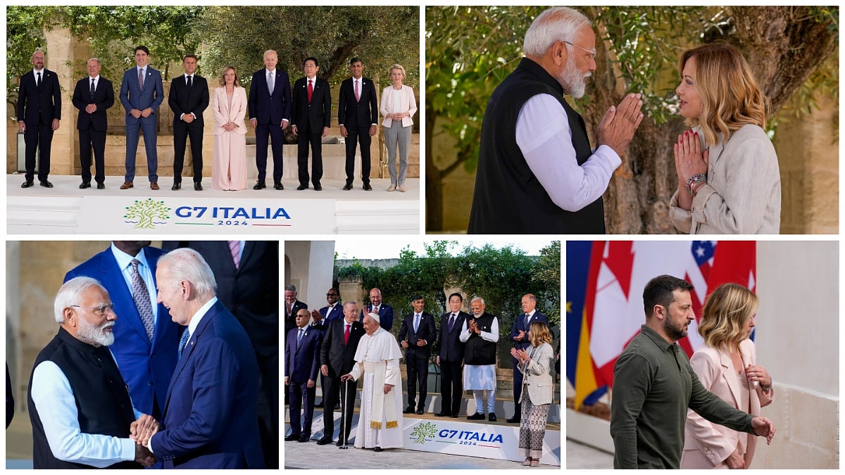 AP : Global leaders at G7 Summit 2024. 