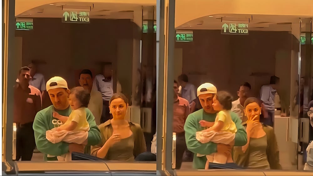 Instagram : Ranbir Kapoor, Alia Bhatt, and Raha 