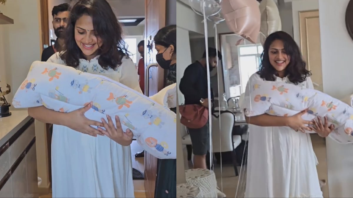 Instagram : Amala Paul with her baby boy, Ilai