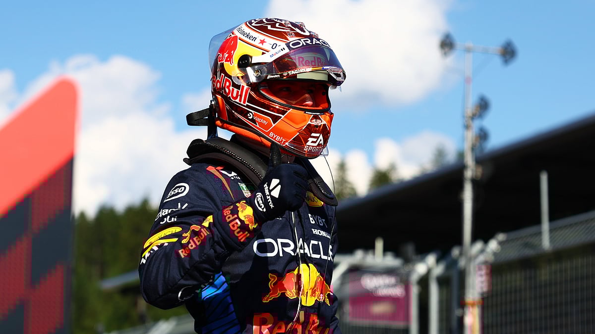 Max Verstappen is on pole for the sprint race in Austria.