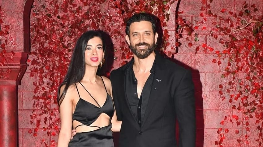 X : Saba Azad with Hrithik Roshan